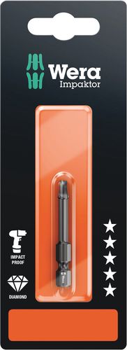 868/4 IMP DC SB Impaktor square head socket bits, 1 x # 3x50, Wera 05073972001