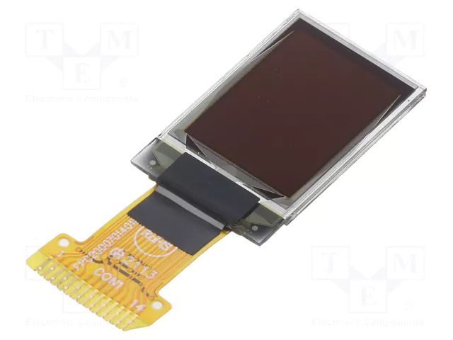 Display: OLED; graphical; 0.71"; 48x64; Dim: 13.9x22x1.26mm; white RAYSTAR OPTRONICS REX004864AWPP3N0