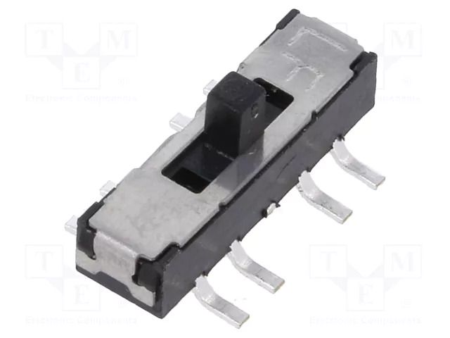 Switch: slide; Pos: 3; SP3T; 0.3A/6VDC; ON-ON-ON; PCB; -40÷85°C; 70mΩ KNITTER-SWITCH MMS238T