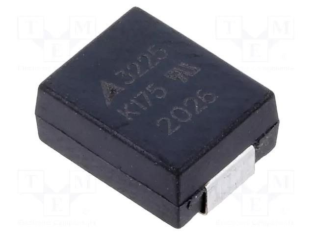 Varistor: multilayer; SMD; 175VAC; 225VDC; 5.6J; 150A; 175V; 100mW EPCOS B72650M0171K072