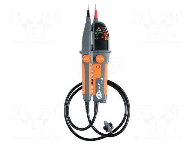 Tester: electrical; LEDs; VAC: 12÷690V; 16÷400Hz; VDC: 12÷690V; IP65 SONEL SONEL-P-4