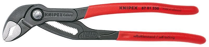 Hightech Water Pump Pliers Cobra Ø50mm 250mm, 87 01 250 KNIPEX KNIP/8701250