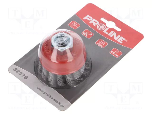 Cup brush; 65mm; Socket size: M14 PROLINE PRE-32576