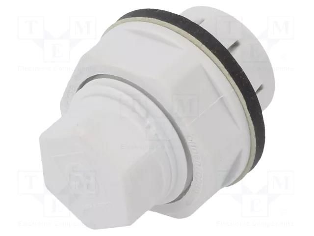 Stopper; IP68; polyamide; light grey; SKINTOP®; 25.3mm; push-in LAPP LP-52109015