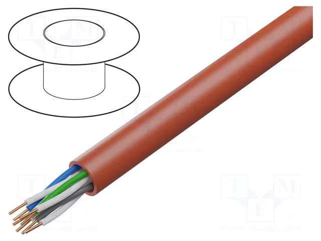 Wire: control cable; YnTKSY; 4x2x0.8mm; Insulation: PVC; Core: Cu TECHNOKABEL YNTKSY-4X2X0.8