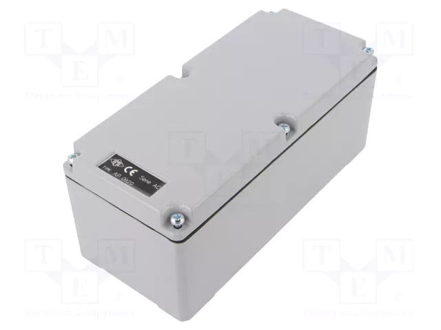 Enclosure: multipurpose; X: 92mm; Y: 205mm; Z: 86mm; aluminium; IP65 ILME ILME-AP0920
