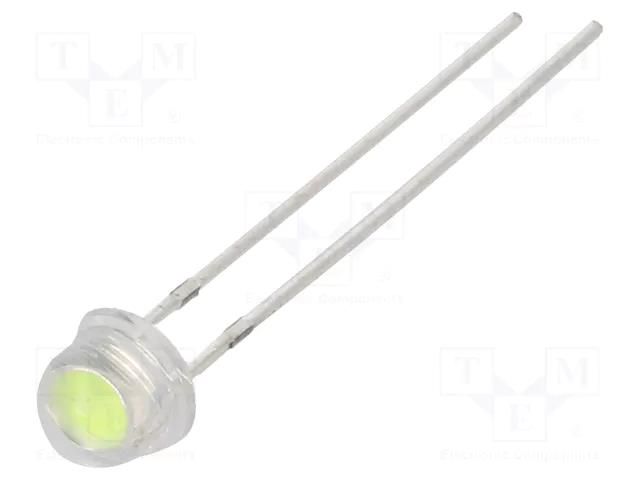 LED; green; 5mm; 72000÷85000mcd; 8°; Front: convex; 2.8÷3.4VDC OPTOSUPPLY OSG59A5201A-30MA
