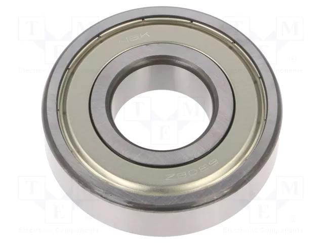 Bearing: ball; Øint: 30mm; Øout: 72mm; W: 19mm; bearing steel NSK NSK6306-ZZ/C3-E