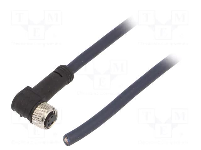 Connection lead; M8; PIN: 4; angled; 5m; plug; 30VAC; 4A; CF9-CF.INI IGUS MAT9043733