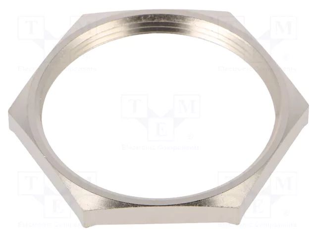 Nut; with earthing; PG36; brass; 51mm; Thread: PG; Plating: nickel LAPP LP-52103270