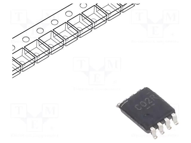 IC: digital; NOR; Ch: 2; IN: 2; CMOS; SMD; VSSOP8; 1.65÷5.5VDC; 10uA TEXAS INSTRUMENTS SN74LVC2G02DCUR