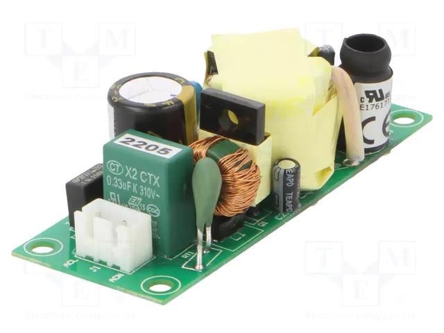 Power supply: switching; open; 25W; 120÷370VDC; 90÷264VAC; 4A; 81% CINCON CFM25S050-T
