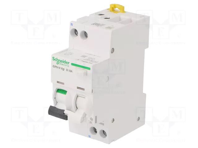 RCBO breaker; Inom: 20A; Ires: 30mA; Max surge current: 250A; IP20 SCHNEIDER ELECTRIC A9D56620