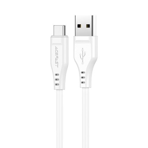 Acefast USB cable - USB Type C 1.2m, 3A white (C3-04 white), Acefast 6974316280873 6974316280873