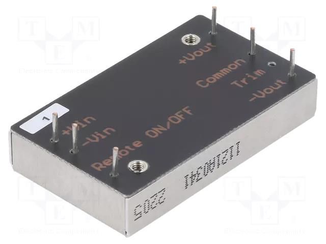 Converter: DC/DC; 40W; Uin: 43÷160VDC; Uout: 12VDC; Uout2: -12VDC CINCON ECLB40W-110D12