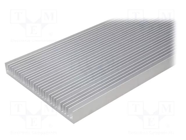 Heatsink: extruded; grilled; natural; L: 1000mm; W: 250mm; H: 30mm SEIFERT ELECTRONIC KL-246/1000/M