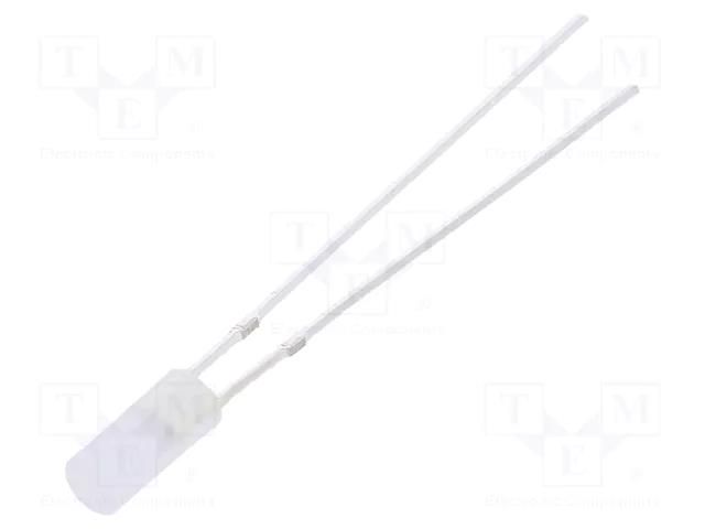 LED; red/yellow; 3mm; 60°; Front: flat; 1.8÷2.6/1.8÷2.6VDC; 78W OPTOSUPPLY OSYRP23962B