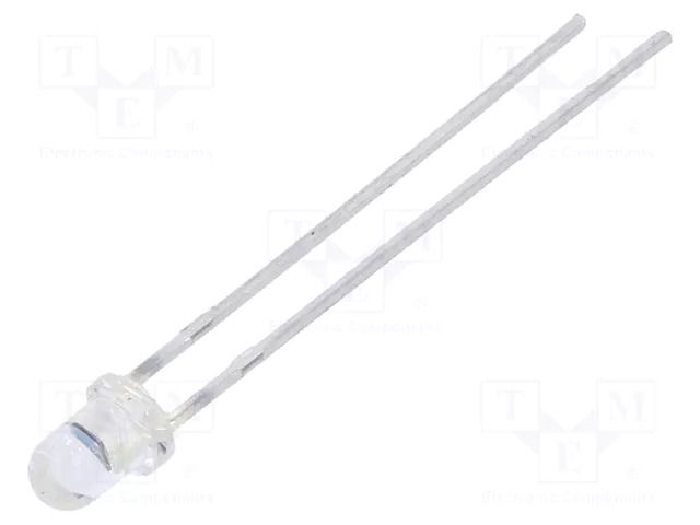 PIN photodiode; 3mm; THT; 940nm; 45°; 10nA; convex; transparent EVERLIGHT PD204-6C/L3