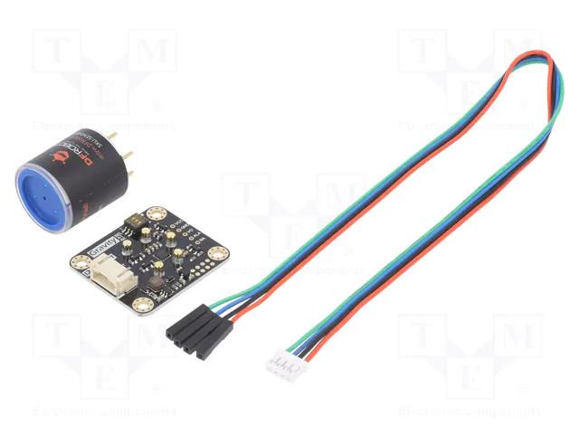 Sensor: gas level; carbon monoxide (CO); electrochemical; 5mA DFROBOT DF-SEN0466