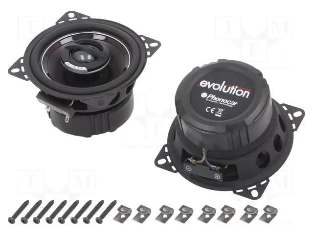 Car loudspeakers; tweeter,woofer; 100mm; 70W; 70Hz÷20kHz; 4Ω PHONOCAR PHONOCAR-02610
