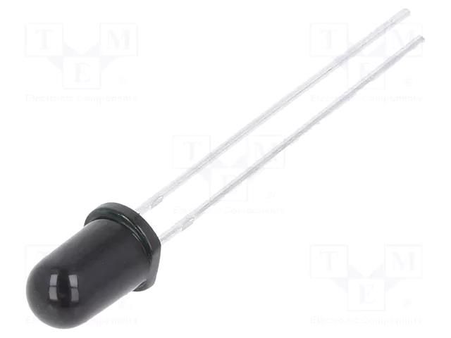 Phototransistor; 5mm; λp max: 940nm; 30V; Lens: black; Front: convex EVERLIGHT PT334-6B