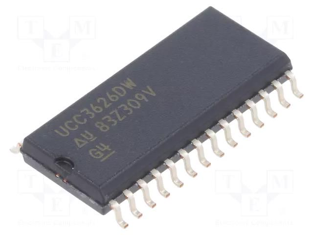 IC: driver; motor controller; SO28-W; 15VDC TEXAS INSTRUMENTS UCC3626DW