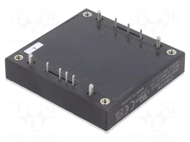 Converter: DC/DC; 150W; Uin: 14÷160VDC; Uout: 48VDC; Iout: 3.2A CINCON CHB150W12-72S48