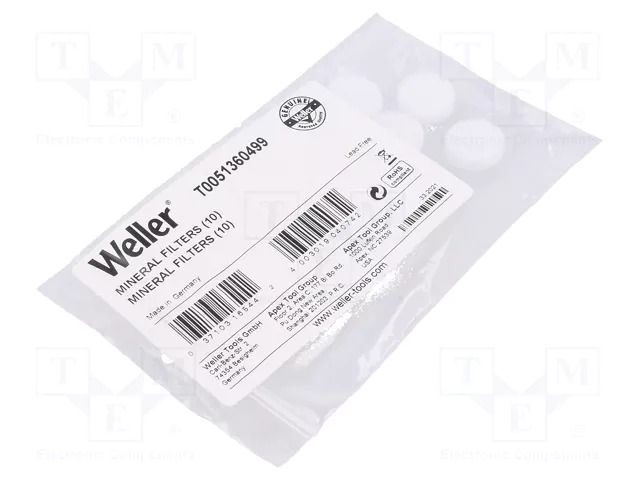 Filter; for soldering station; 10pcs. WELLER WEL.51360499