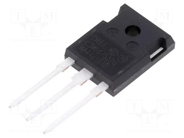 Transistor: N-MOSFET; SiC; unipolar; 1.2kV; 19.7A; Idm: 80A; 113.6W Wolfspeed(CREE) C3M0075120D