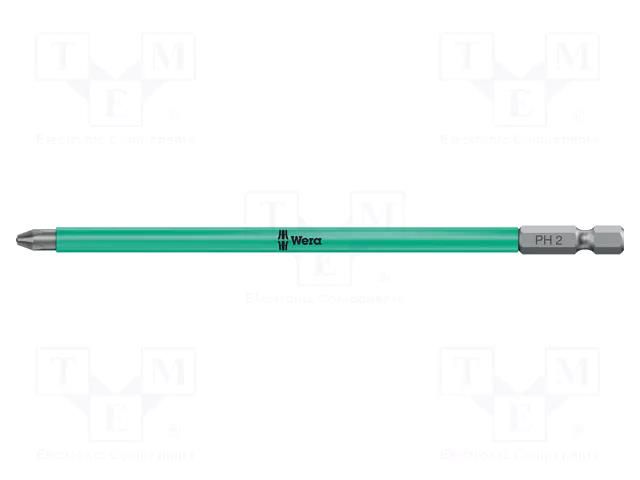 Screwdriver bit; Phillips; PH2; Overall len: 150mm WERA WERA.05203913001