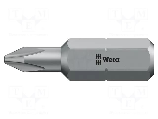 Screwdriver bit; Phillips; PH1; Overall len: 32mm WERA WERA.05057705001