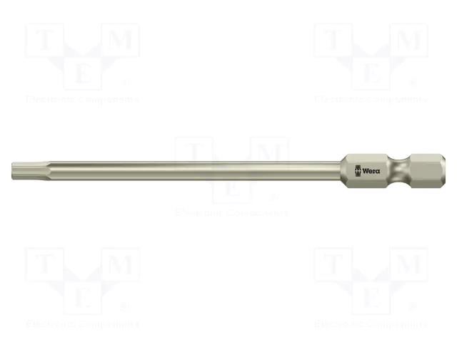 Screwdriver bit; Hex Plus key; HEX 3/32"; Overall len: 89mm WERA WERA.05071105001
