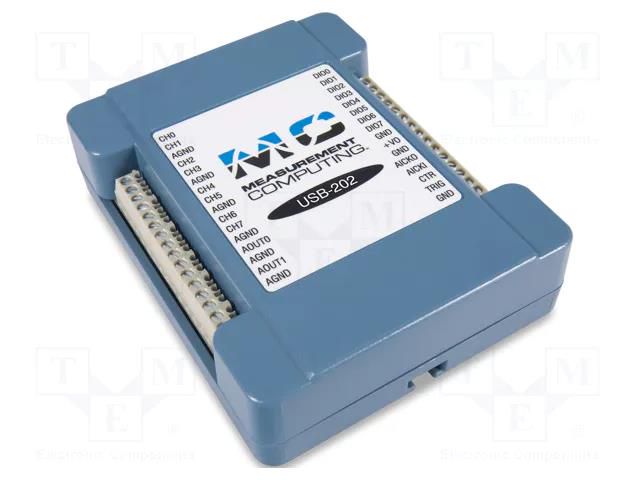 Module: data acquisition; -10/10V; Resolution: 12bit; I/O: 8 DIGILENT 6069-410-009