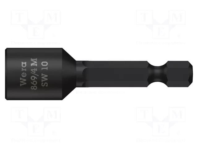 Screwdriver bit; 6-angles socket; Socket: HEX 13mm; with magnet WERA WERA.05060240001