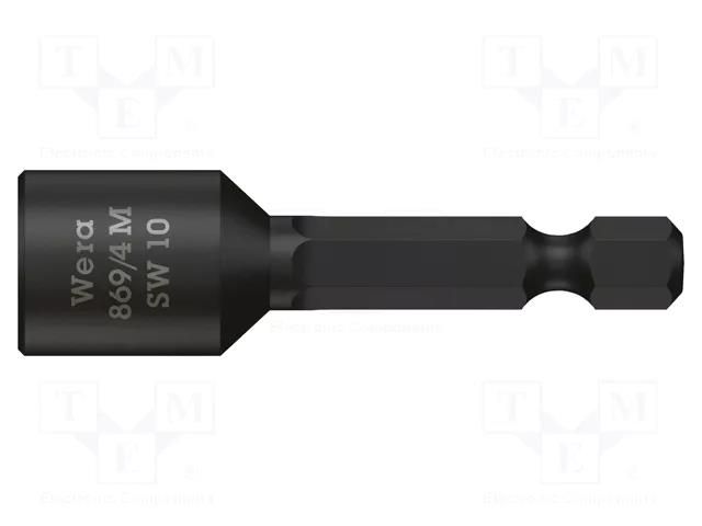 Screwdriver bit; 6-angles socket; HEX 8mm; Overall len: 65mm WERA WERA.05060225001
