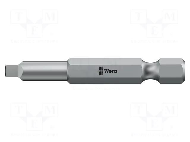 Screwdriver bit; square; RB3; Overall len: 50mm; BiTorsion WERA WERA.05060149001