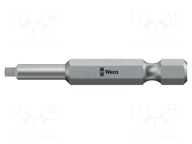 Screwdriver bit; square; RB1; 1/4"; Overall len: 50mm; BiTorsion WERA WERA.05060147001