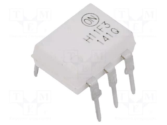 Optocoupler; THT; Ch: 1; OUT: FET transistor; Uinsul: 7.5kV; DIP6 ONSEMI H11F3M