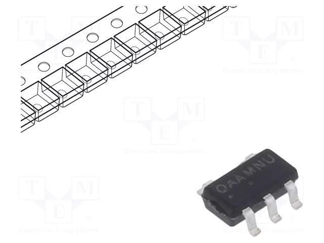 IC: voltage regulator; LDO,linear,fixed; 1.8V; 0.3A; TSOP5; SMD ONSEMI NCP115ASN180T1G