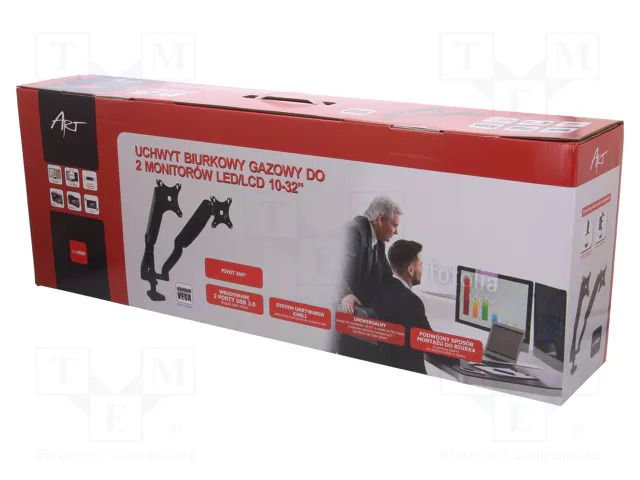 LCD/LED holder; 75x75mm,100x100mm; 10÷32" ART ART.L-18GD