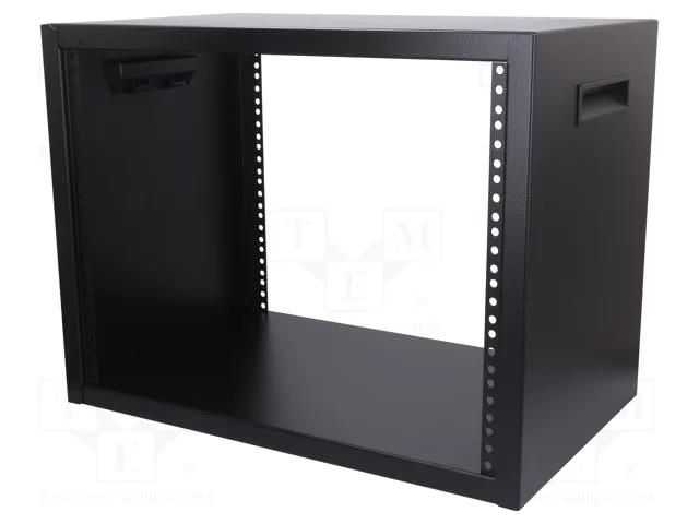 Enclosure: rack cabinet; Standard: 19"; 8U; Z: 406mm; X: 533mm HAMMOND HM-RCBS1901413BK1