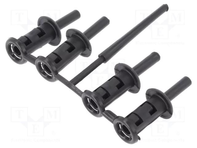 Rivets set; black; 4pcs. TRELLEBORG T-MBA7300B11