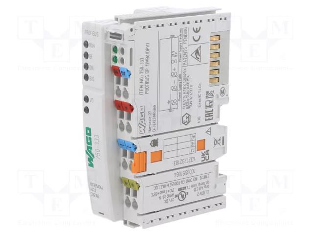 Industrial module: fieldbus interface; 0÷55°C; IP20; 24VDC WAGO 750-333