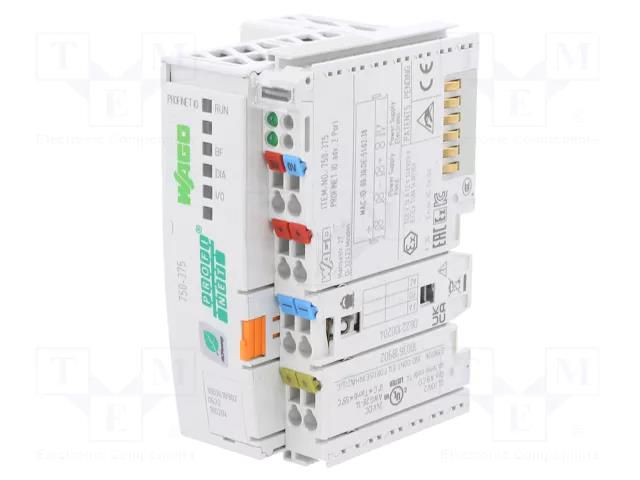 Industrial module: fieldbus interface; 0÷55°C; IP20; 24VDC WAGO 750-375