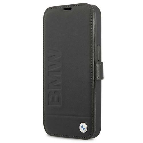 Etui BMW BMFLBKP13SSLLBK iPhone 13 mini 5,4" czarny/black book Signature, BMW 3666339022617 3666339022617