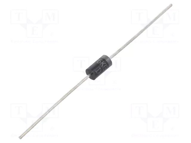 Diode: TVS; 600W; 6.45÷7.14V; 57A; unidirectional; ±5%; DO15 DC COMPONENTS P6KE6.8A-DC