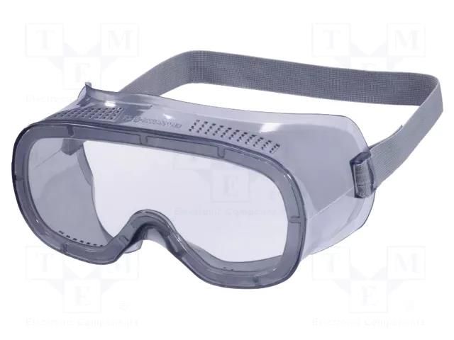 Safety goggles; Lens: transparent; Classes: 1; MURIA 1; sealed DELTA PLUS DEL-MURIA1VD