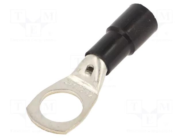 Tip: ring tube; M12; Ø: 13mm; 16mm2; crimped; for cable; insulated BM GROUP BM005491