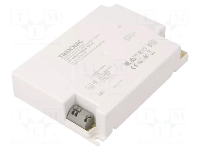 Power supply: switching; LED; 100W; 35.5÷71.5VDC; 1400mA; IP20 TRIDONIC 87500267