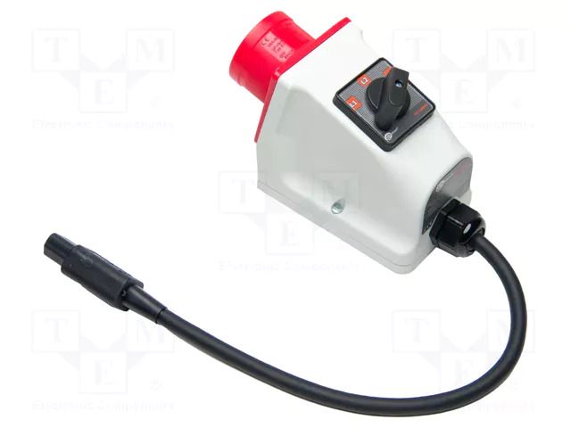 Adapter for three phase sockets; 16A; IEC plug; 265V; IP40 SONEL WAADAPAT16PRIEC